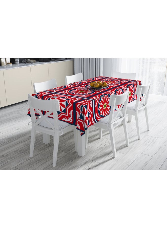 مفرش سفرة رمضاني مخملي يضيف لمسة رائعة لديكور المنزل في رمضان 45x200 cm